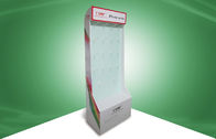 Os suportes de exposição do produto do cartão ondulado da impressão a cores livram a posição